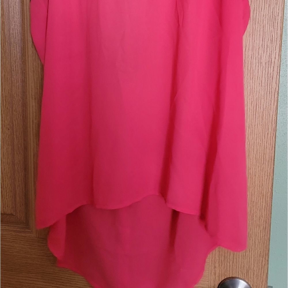 Women's Large Studio Y High Low tank top blouse - Picture 4 of 4